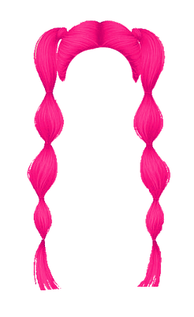 Nightcrawler Bubbles Sims 4 Hair - Neon Pink (Dei5 Edit)