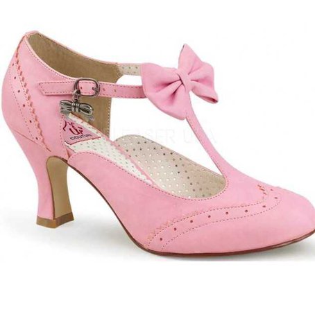 pink retro heels