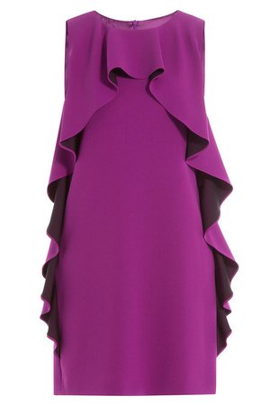 Boutique Moschino - Ruffled Crepe Dress - Sale!