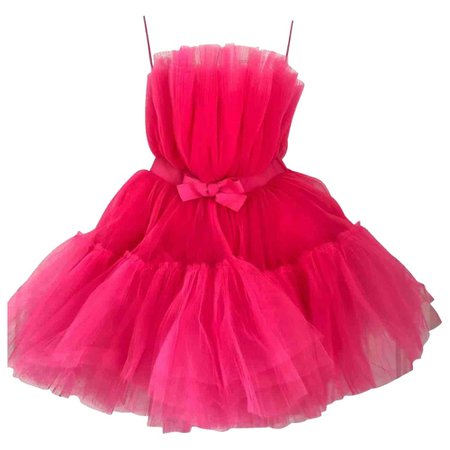Silk mini dress Giambattista Valli X H&M Pink size 42 FR in Silk - 7601011