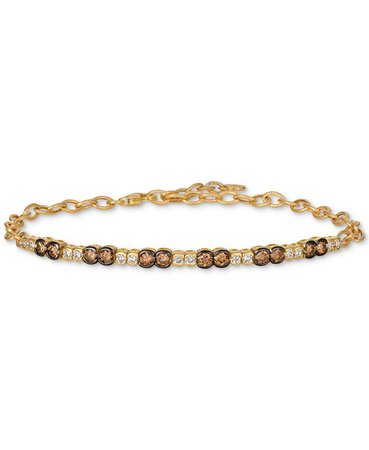 Le Vian Chocolate & Nude™ 14k Gold Diamond Link Bracelet