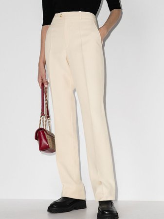 Gucci Tailored Flare Trousers - Farfetch