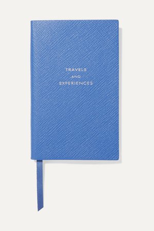 Smythson | Panama Travels and Experiences textured-leather notebook | NET-A-PORTER.COM