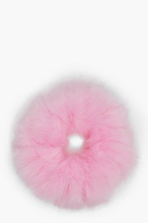 Girls Faux Fur Scrunchie | Boohoo