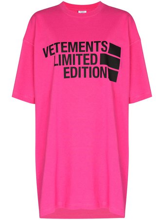 Vetements t-shirt Oversize à Logo Imprimé - Farfetch