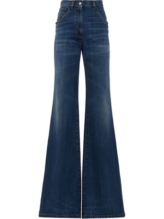 Prada Flared high-rise Jeans - Farfetch