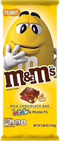 Amazon.com: M&M'S MINIS & Peanut Chocolate Candy Bar, 3.9-Ounce Bar : Grocery & Gourmet Food