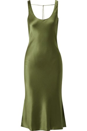 Cami NYC | The Evelyn silk-blend charmeuse midi dress | NET-A-PORTER.COM