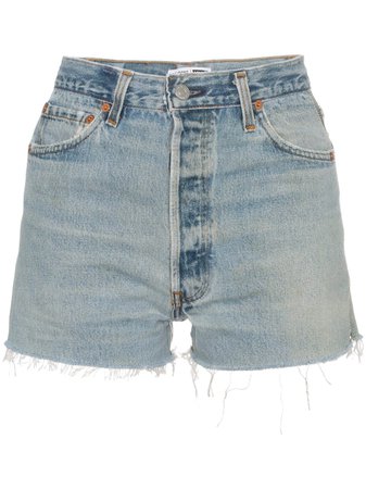 Re/Done Short Jeans - Farfetch