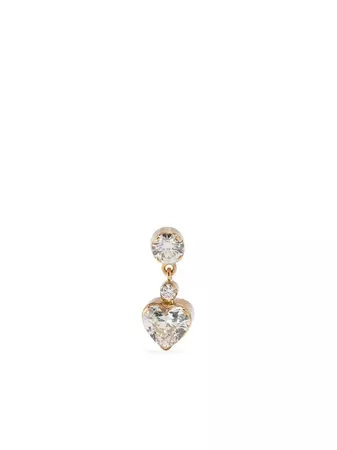 Sophie Bille Brahe Chambre Diamant 18kt Yellow Gold Diamond Drop Earring - Farfetch