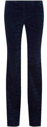 Cotton-blend Corduroy Straight-leg Pants