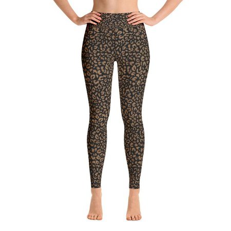Gone Wild Embroidered-look Leopard print Yoga Leggings with Pocket! – COHERE and THERE