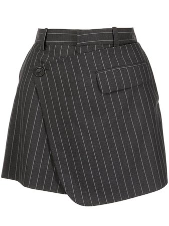 Shop Monse pinstripe tailored skort with Express Delivery - FARFETCH