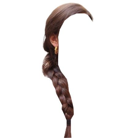 long brown hair side braid hairstyle