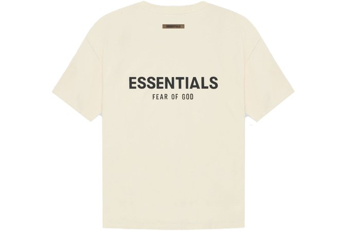 essentials t shirt cream
