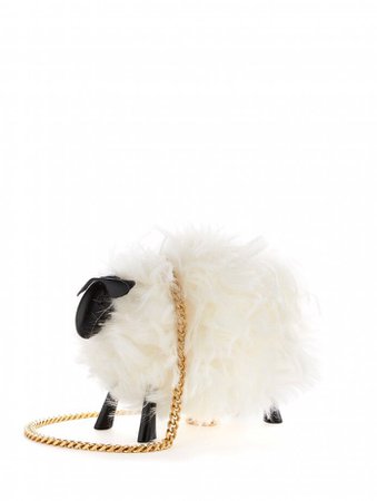 Juice the Sheep Shearling Bag - Handbags - Oscar de la Renta