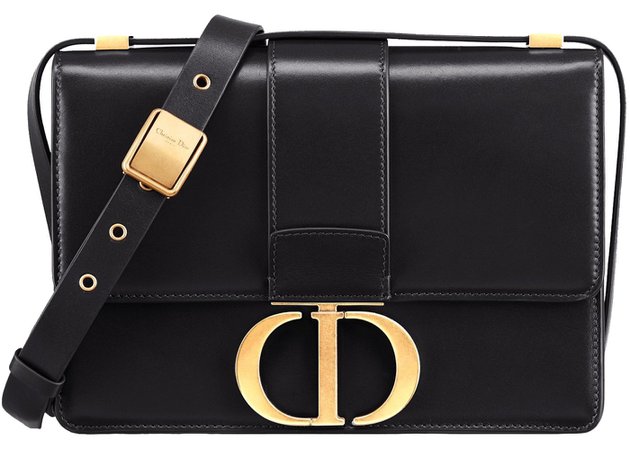 Dior Montaigne Bag Calfskin 30 Black