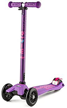 Amazon.com : Micro Kickboard - Maxi Deluxe 3-Wheeled, Lean-to-Steer, Swiss-Designed Micro Scooter for Kids, Ages 5-12 - Pink : Sports & Outdoors