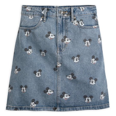 Mickey Mouse Denim Skirt for Women | shopDisney