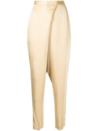 Polo Ralph Lauren wrap-style tapered trousers - FARFETCH
