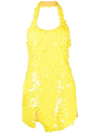 The Attico scale-effect cut-out Mini Dress - Farfetch