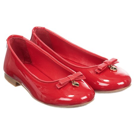 Dolce & Gabbana - Red Patent Leather Shoes | Childrensalon Outlet
