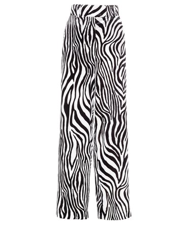 Velvet Zebra Pants - Sara Battaglia