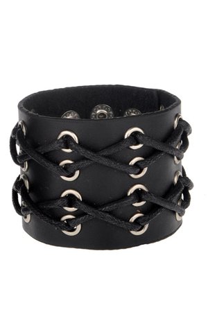 Corseted Wristband by Dark In Love | Gothic Jewellery