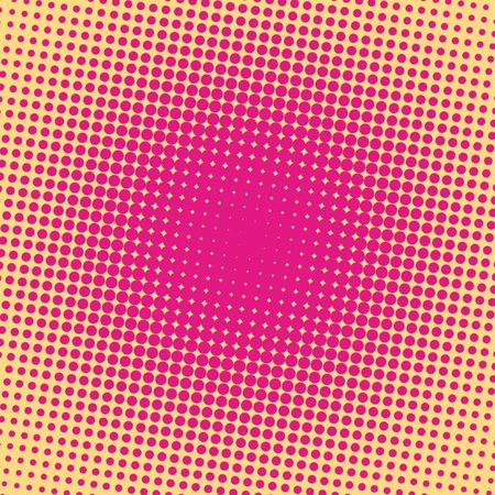 Pink and Yellow Pop Art Background