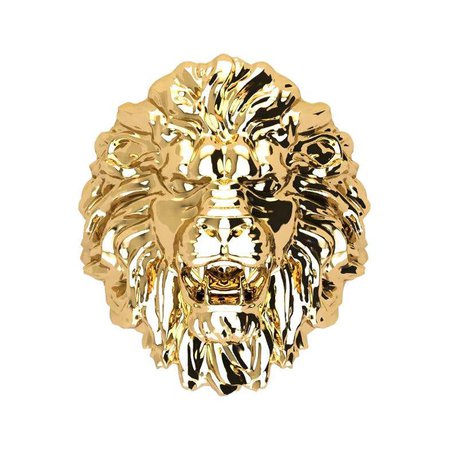 Lion Ring 18k Solid Gold Lion Ring For Sale at 1stDibs