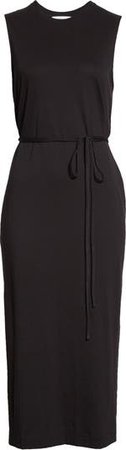 VINCE Sleeveless Pima Cotton Maxi Dress | Nordstrom