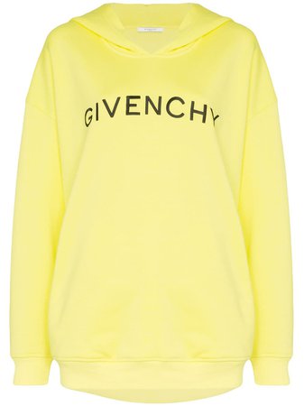 Givenchy Logo Print Hoodie | Farfetch.com