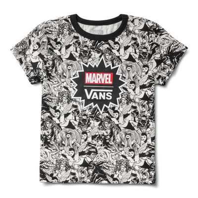Vans x Marvel Spidey Webs Long Sleeve Boyfriend Tee | Shop Womens Tees At Vans