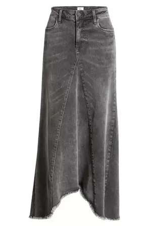 Wash Lab Denim Long Denim Skirt | Nordstrom