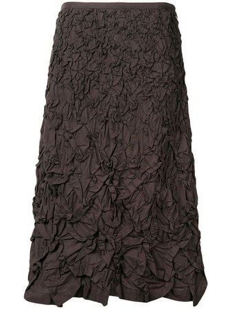 Issey Miyake Vintage 1990's textured A-line skirt $605 - Buy VINTAGE Online - Fast Global Delivery, Price