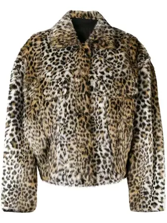 Philosophy Di Lorenzo Serafini Leopard Print Faux Fur Jacket - Farfetch