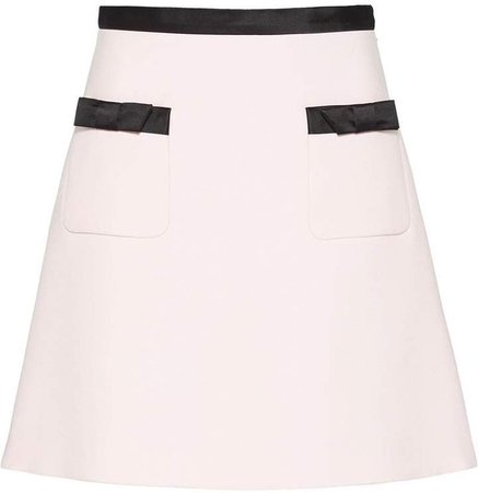 two-tone Cady skirt