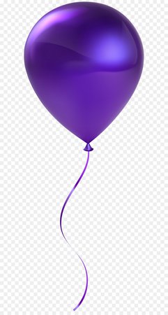 purple balloon filler