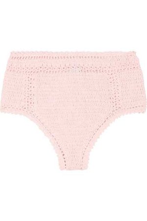 She Made Me | Essential crocheted cotton bikini briefs | NET-A-PORTER.COM