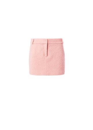Tibi Luxe Mohair Mini Trouser Skirt
