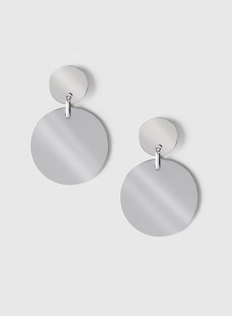 Silver Double Drop Hoop Earrings - Jewellery - Accessories - Dorothy Perkins