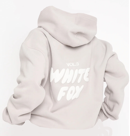 white fox hoodie volume 3 white