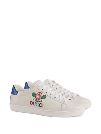 Gucci Ace Sneakers With Gucci Tennis - Farfetch
