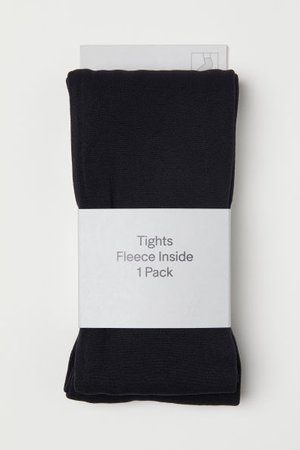 Textured-knit Tights - Dark gray - Ladies | H&M CA