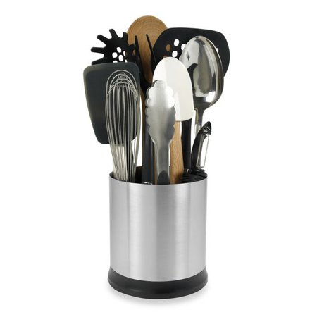 OXO Good Grips® Stainless Steel Rotating Utensil Holder | Bed Bath and Beyond Canada