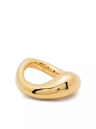 Jil Sander Handcrafted Brass Ring - Farfetch