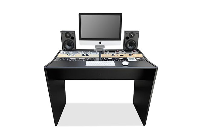 Recording Studio Desk | Bazel studio desk Raystag -12 music production desk in Black $589.00