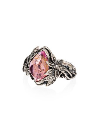 Lyly Erlandsson Aria Crystal Ring Ss20 | Farfetch.com