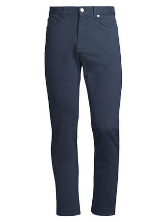 Shop ZEGNA Stretch Gabardine Pants | Saks Fifth Avenue