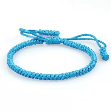 Light blue rope bracelet